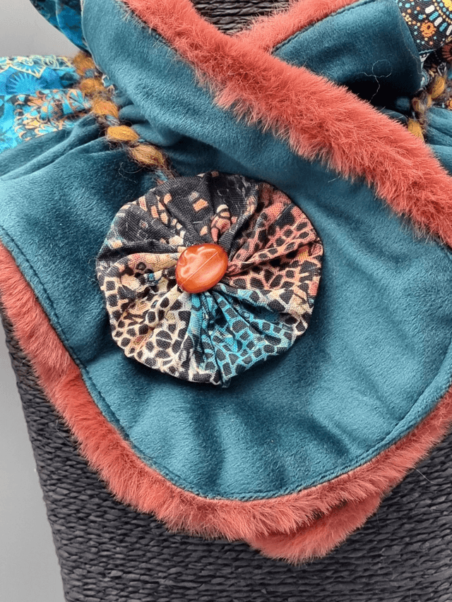 Cache cou chaud et coloré - Modèle unique